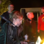 Volunteer Coordinator Matt Roe hard at work DJ'ing