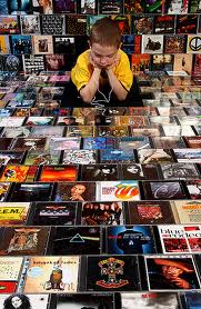 Kid lost in music