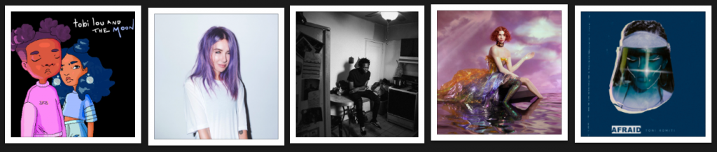 Album covers of featured artists